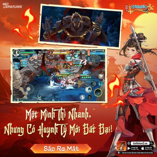 Thu thập nhiều nhân vật khác nhau để lựa chọn điều khiển, sử dụng