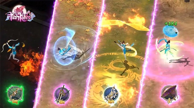 Hệ thống nhân vật của Tình Kiếm 3D