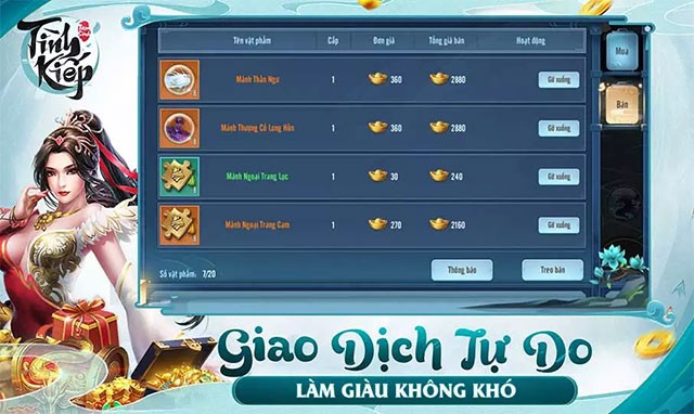 Game Tình Kiếp Tam Sinh cho Android với hàng loạt tính năng đặc sắc