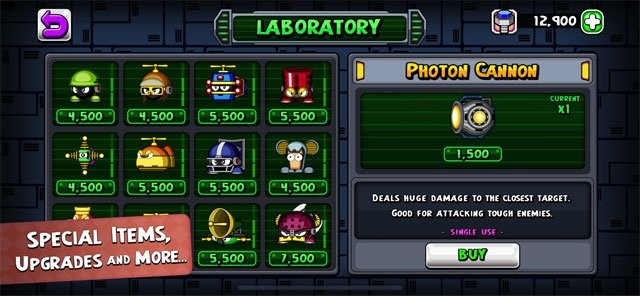 Tiny Defense 2 có nhiều item đặc biệt và nâng cấp mới