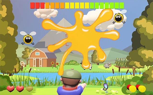 Đồ họa hoạt hình và hiệu ứng thú vị trong game Tiny Duck Hunt 3D