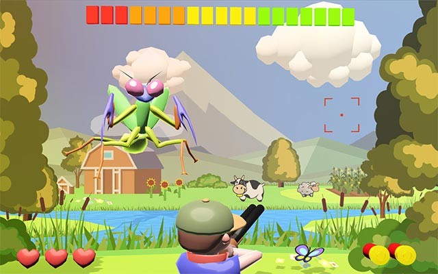 Toàn bộ level, kẻ thù, boss... đều được làm mới trong Tiny Duck Hunt 3D game