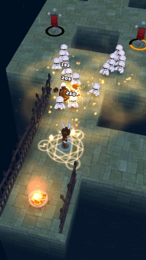 Chiến đấu với quái vật và giành chiến thắng