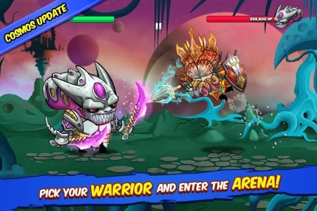 Chọn chiến binh của bạn và đưa vào đấu trường