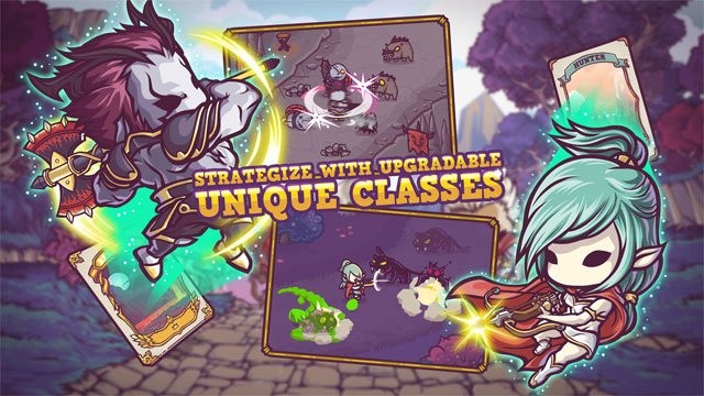 Tiny Guardians có 12 lớp nhân vật khác nhau