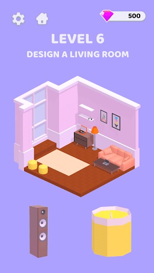 Thiết kế nhiều căn phòng khác nhau