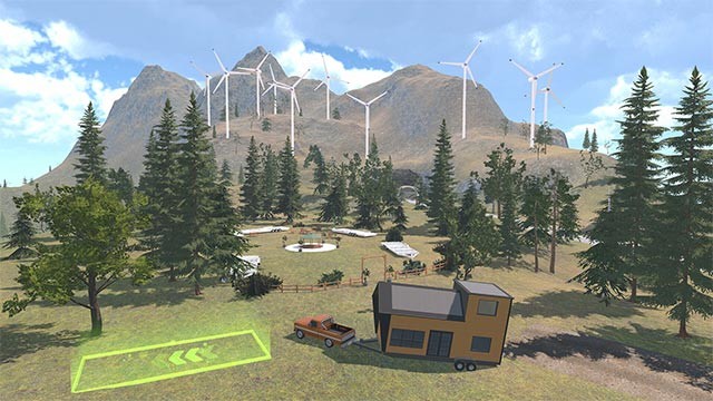 Xây dựng những ngôi nhà di động nhỏ xinh và khám phá hòn đảo bình yên trong Tiny House Simulator