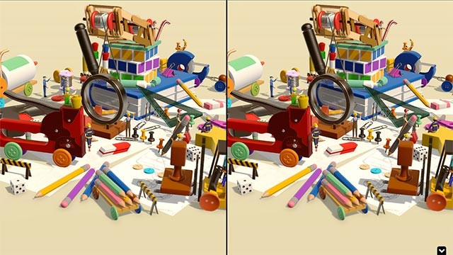 Tìm điểm khác nhau giữa 2 mô hình 3D thu nhỏ của Tiny Lands 2