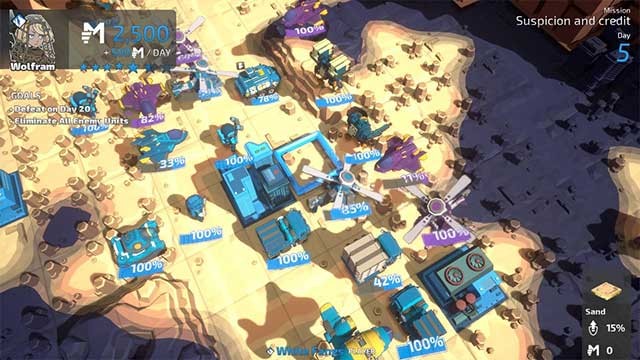 Làm chủ 23 đơn vị quân trên chiến trường rộng lớn của Tiny Metal: Full Metal Rumble