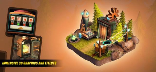 Game Tiny Robots Recharged có nghệ thuật 3D và hiệu ứng ấn tượng
