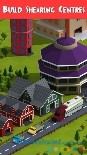 Xây dựng trung tâm xén lông cừu trong Tiny Sheep cho Android