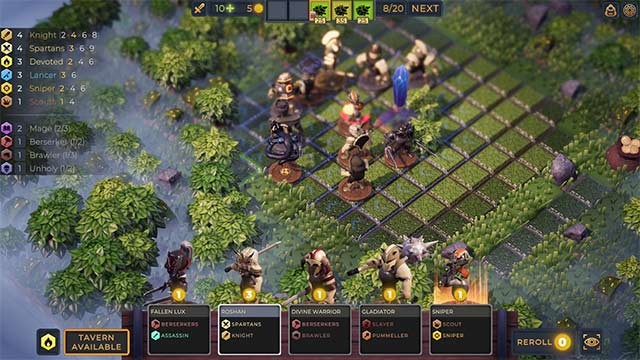 Tiny Tactic PC là sự pha trộn giữa phong cách phòng thủ tháp với cờ nhân phẩm