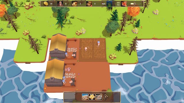 Xây dựng một hòn đảo thời Trung cổ với các công trình 3D