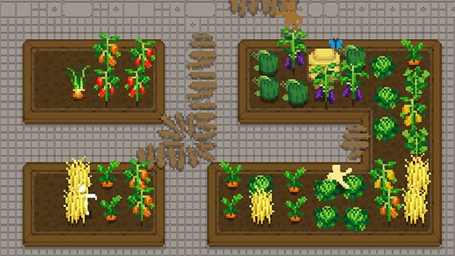 Xem người tí hon trồng cây, tưới nước, thu hoạch... hoàn toàn tự động trong Tiny Terrace