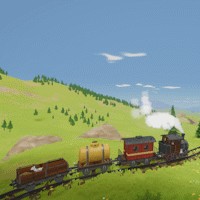 Tiny Train Adventures: Game Xây Đường Sắt, Lái Tàu Thư Giãn