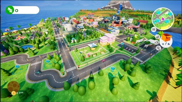Chơi game Tiny Transit với góc nhìn từ trên xuống giúp bao quát toàn bộ thế giới đồ chơi