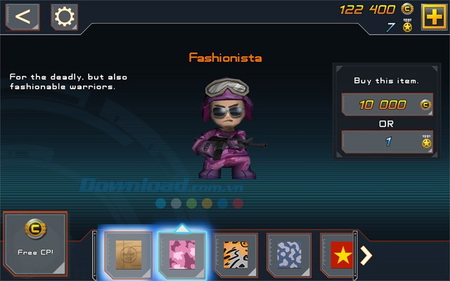 Tùy chỉnh trang phục