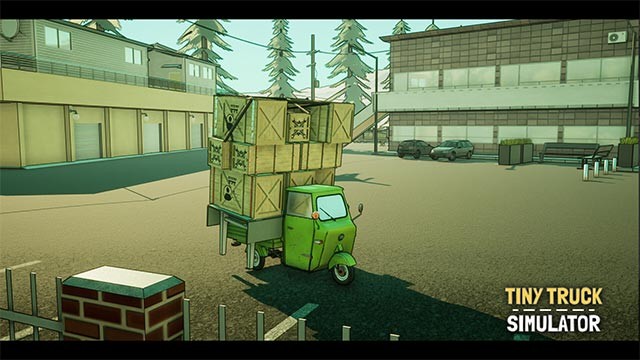 Lái xe giao hàng trong thành phố ấm cúng với game mô phỏng kinh doanh Tiny Truck Simulator