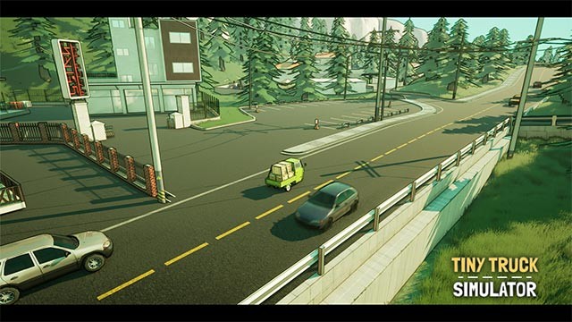 Sử dụng số tiền kiếm được trong Tiny Truck Simulator game để nâng cấp, mua xe mới