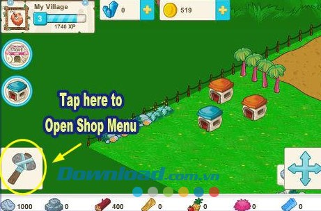 Tiny Village trên Android