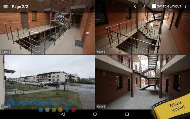 Giám sát camera đơn giản với TinyCam Monitor FREE