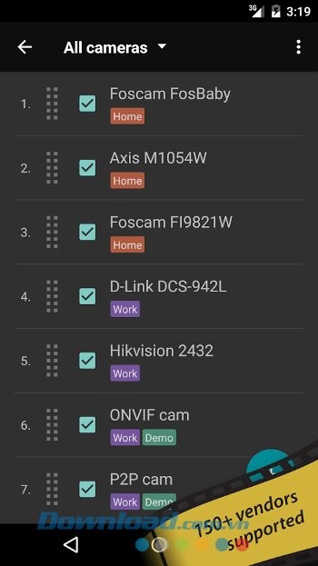 Giám sát tất cả các camera chỉ với TinyCam Monitor FREE