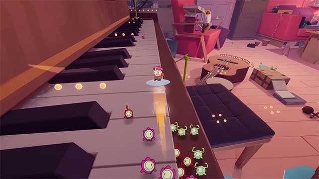 Bắt các sinh vật Tinykin bé nhỏ ở các địa điểm khác nhau trong nhà