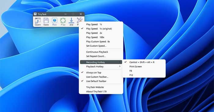 TinyTask là phần mềm auto click dành cho Roblox và Minecraft