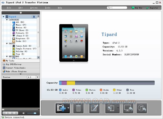 Tipard iPad 2 Transfer