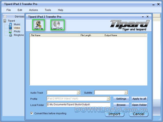 Tipard iPad 2 Transfer Pro