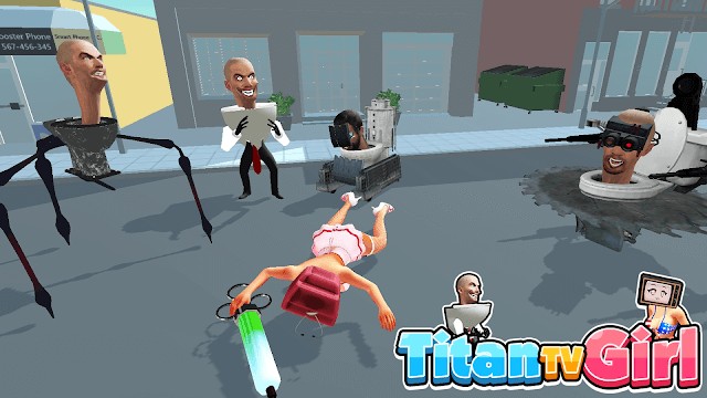 Tham gia cuộc chiến giữa TV Women và Toilet Titans