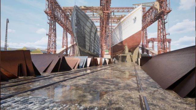 Khám phá từ trong ra ngoài con tàu Titanic huyền thoại với bối cảnh xưởng đóng tàu Belfast