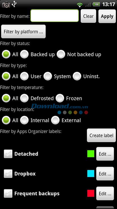 Titanium Backup for Android
