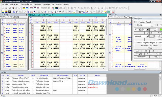 Danh sách theo lớp