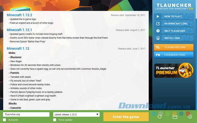 Cài đặt game Minecraft