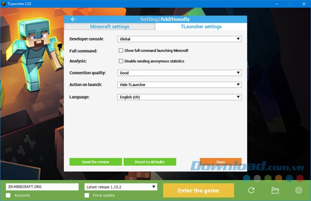 Cài đặt nhanh các phiên bản Minecraft đã được chỉnh sửa