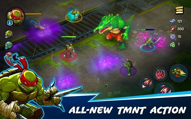 Tham gia các màn chiến đấu đầy hành động trong game ninja rùa mới TMNT Splintered Fate