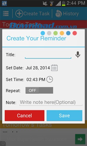 To Do Reminder cho Android