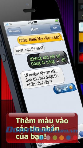 Tô màu tin nhắn for iOS