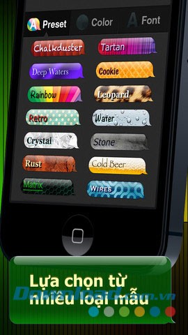 Tô màu tin nhắn for iOS