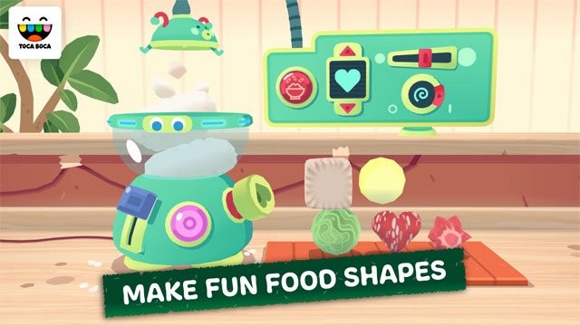 Tạo nên hình dạng đồ ăn vui nhộn