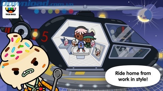 Đồ họa ngộ nghĩnh dễ thương, thu hút trẻ nhỏ