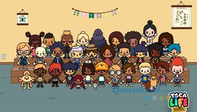 Tương tác với nhân vật mới