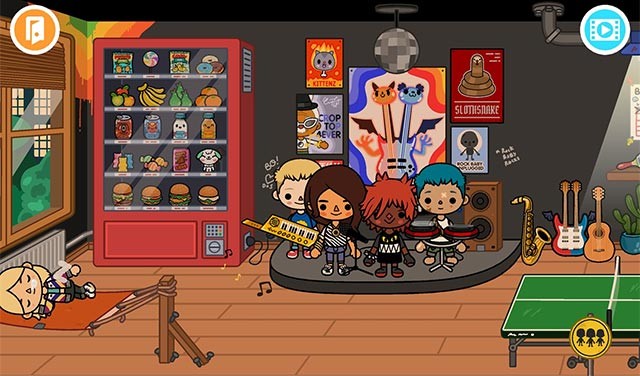 Có rất nhiều hoạt động vui trong Toca Life: School game