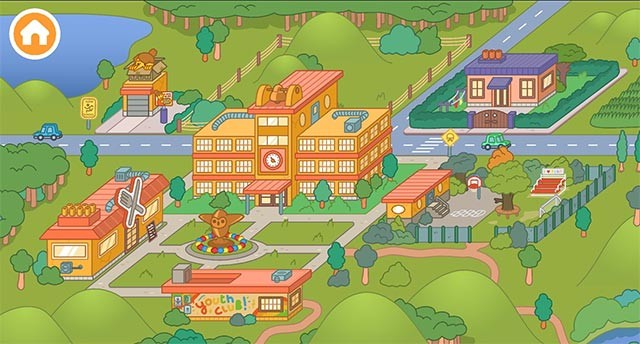 Game Toca Life: School sở hữu đồ họa đẹp và rực rỡ