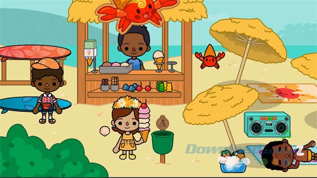 Game kỳ nghỉ hè của Toca