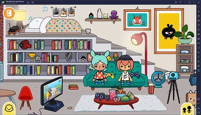 Đi đến bất cứ nơi nào bạn muốn và tương tác với đồ vật