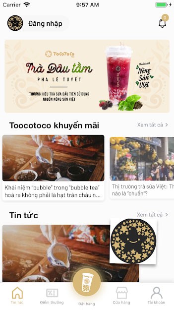 Đặt trà sữa online