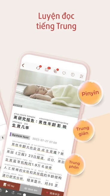 Luyện đọc tiếng Trung