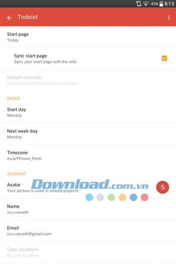Tạo mới kế hoạch công việc trên Todoist